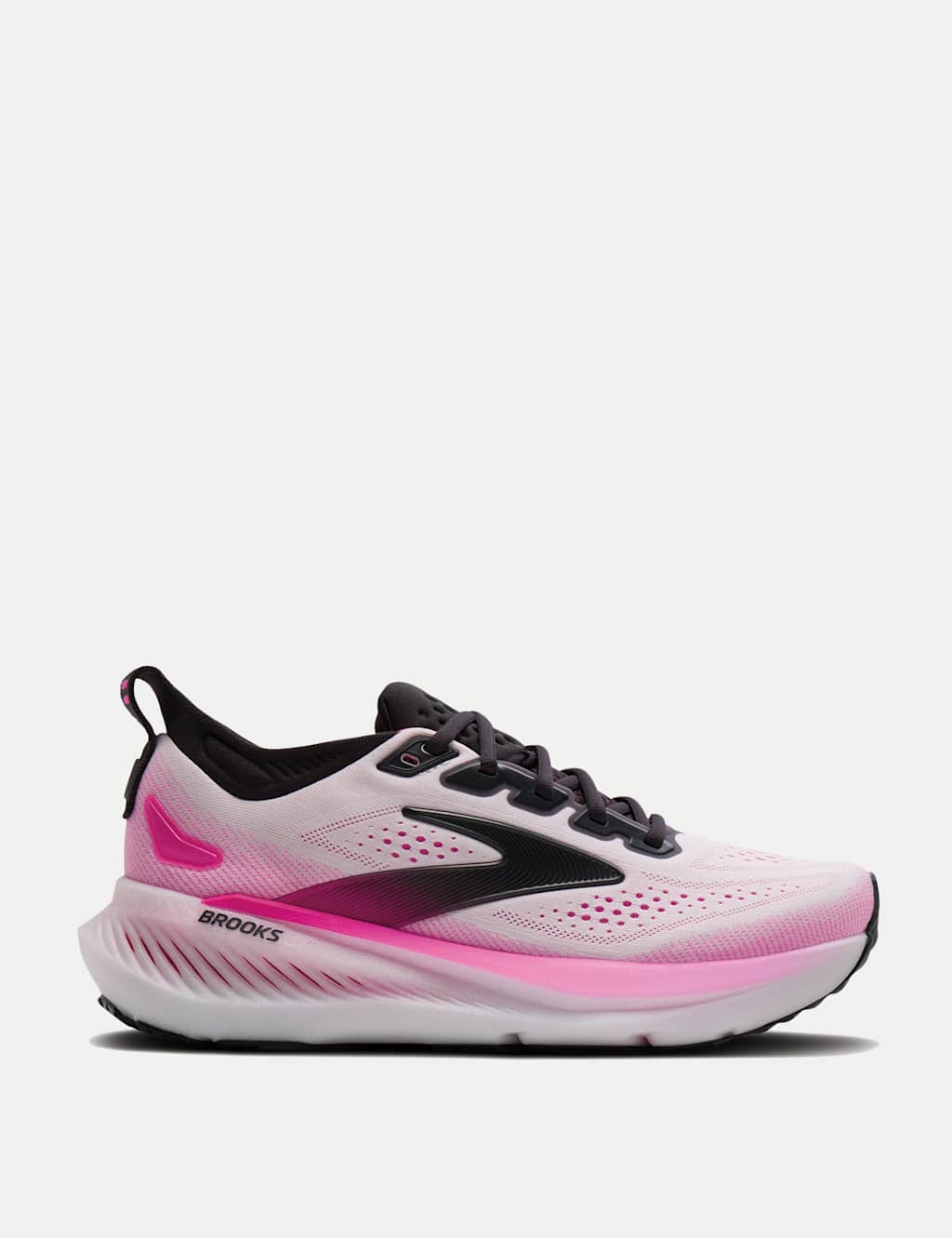 Brooks Women's Glycerin 23 Running Trainers - 4 - White Mix - Available at M&S