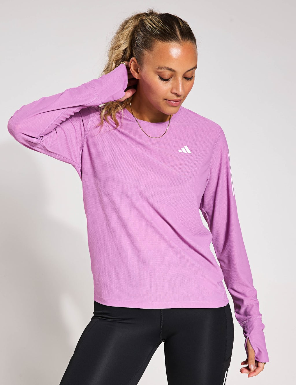 Pink adidas outfit women's shop