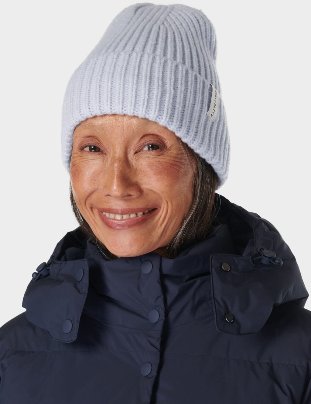 Snowfall Rib Turn Up Beanie Hat