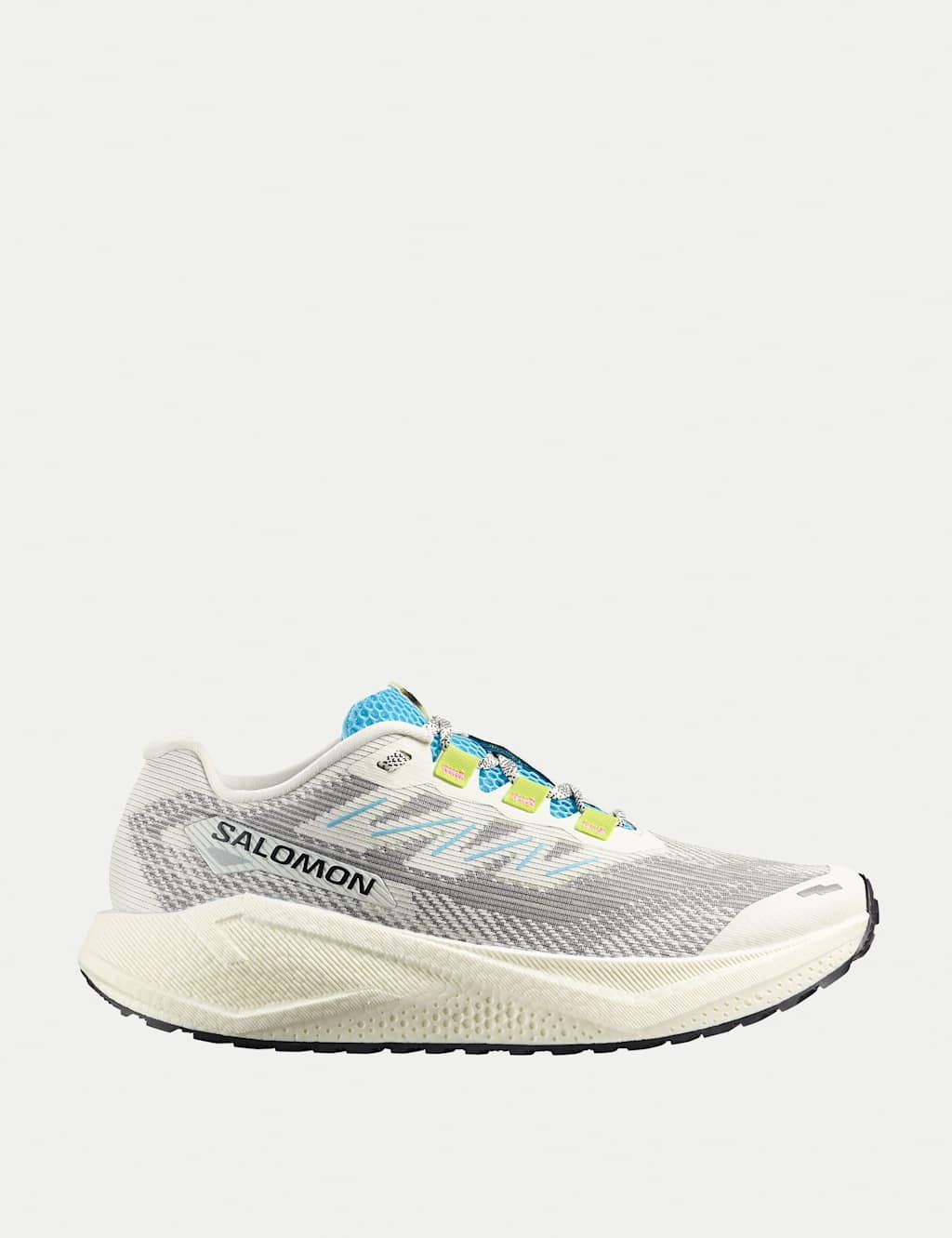 Salomon Men's Aero Blaze 3 Gravel Trail Running Trainers - 11 - White Mix