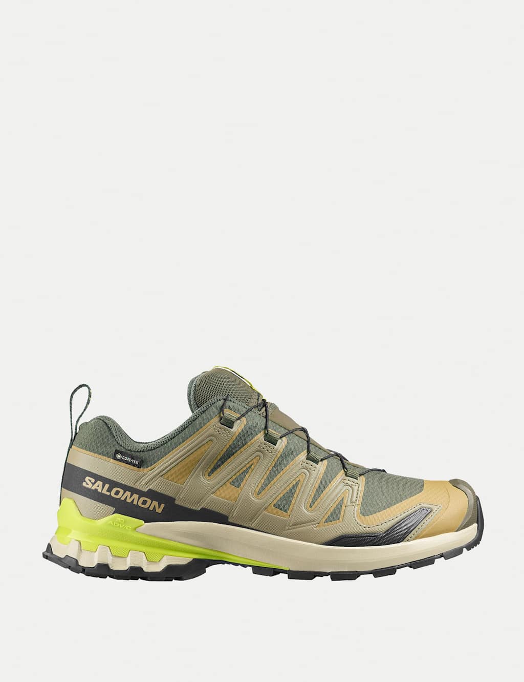 Salomon Men's XA Pro 3D V9 GTX Trail Running Trainers - 10½ - Green Mix
