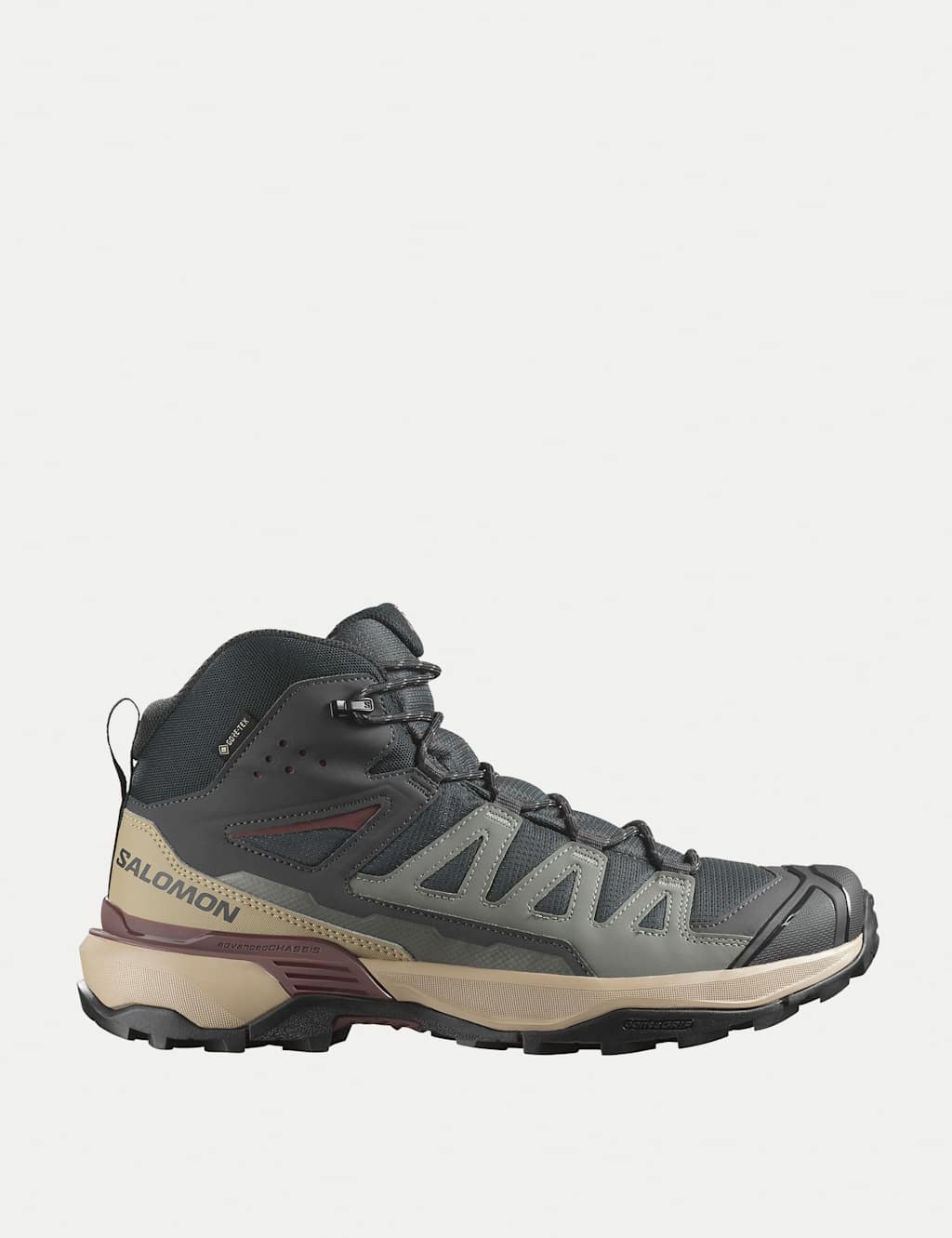 Salomon Men's X Ultra 360 Mid GTX Waterproof Hiking Boots - 9 - Brown Mix