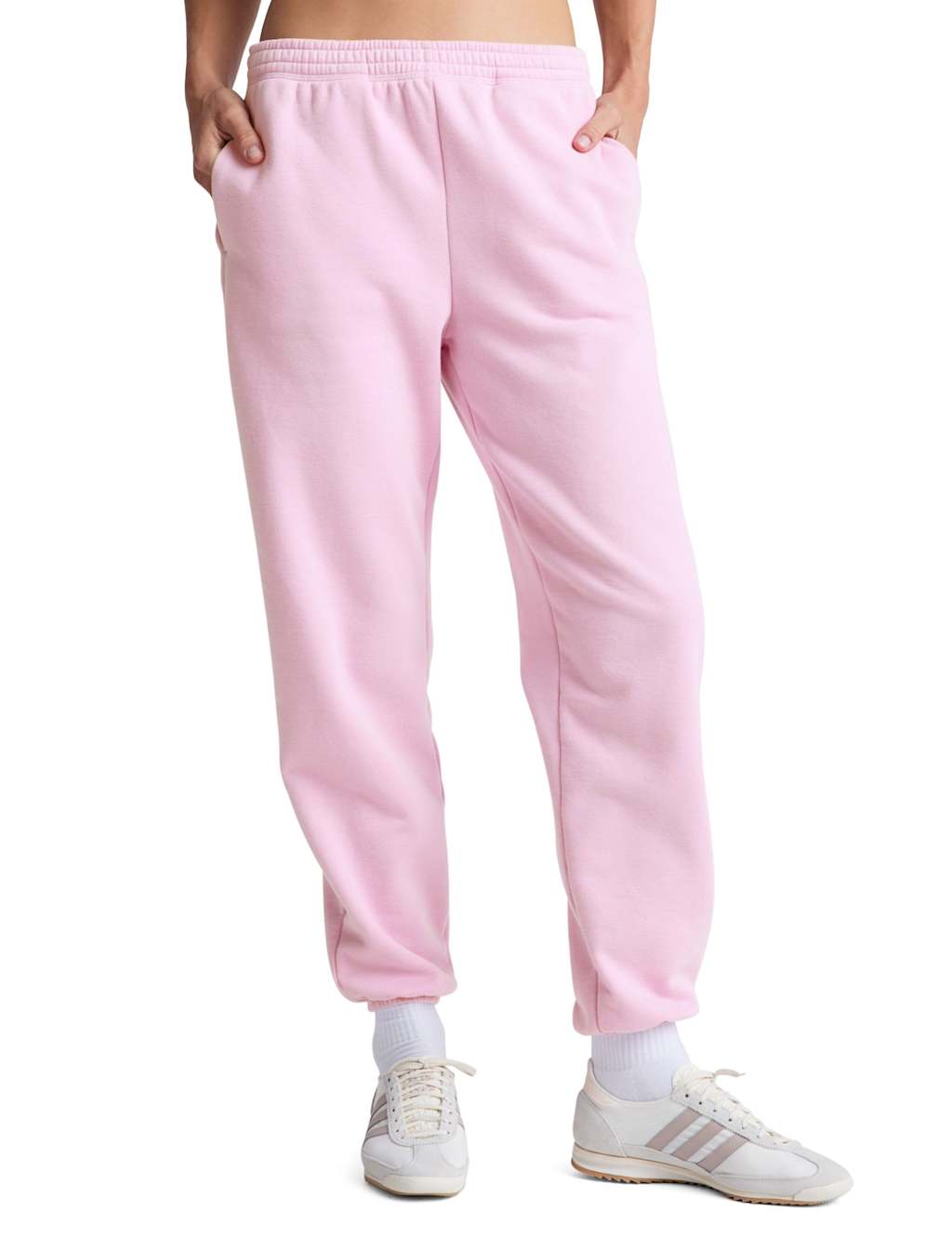 Beyond Yoga Women's Luxefleece Cotton Rich Cuffed Joggers - Small - Pink
