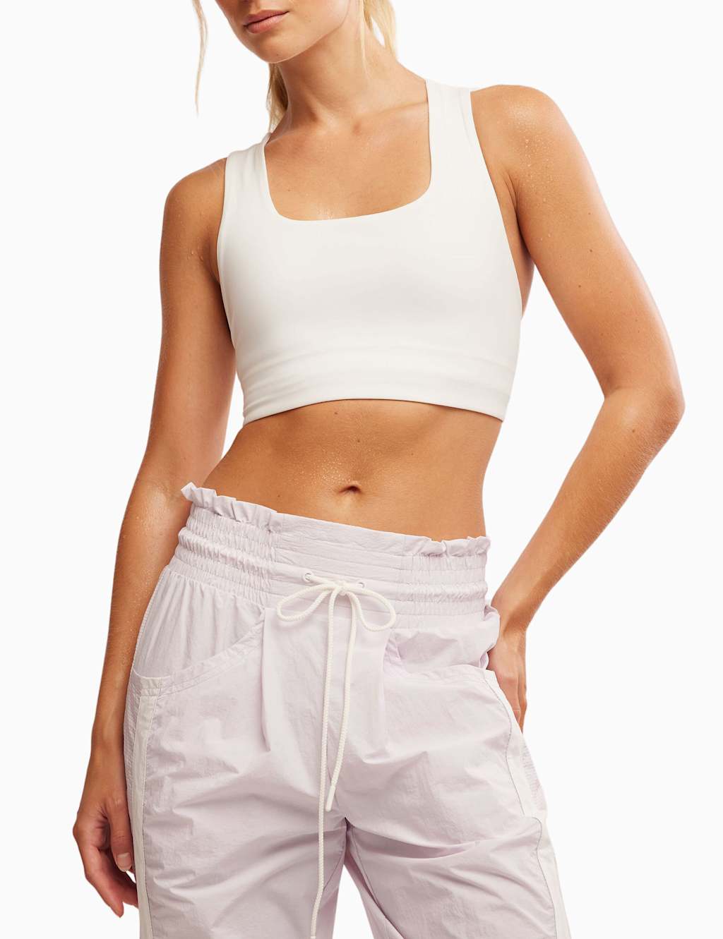 FP Movement Win Win Non Wired Sports Bra White