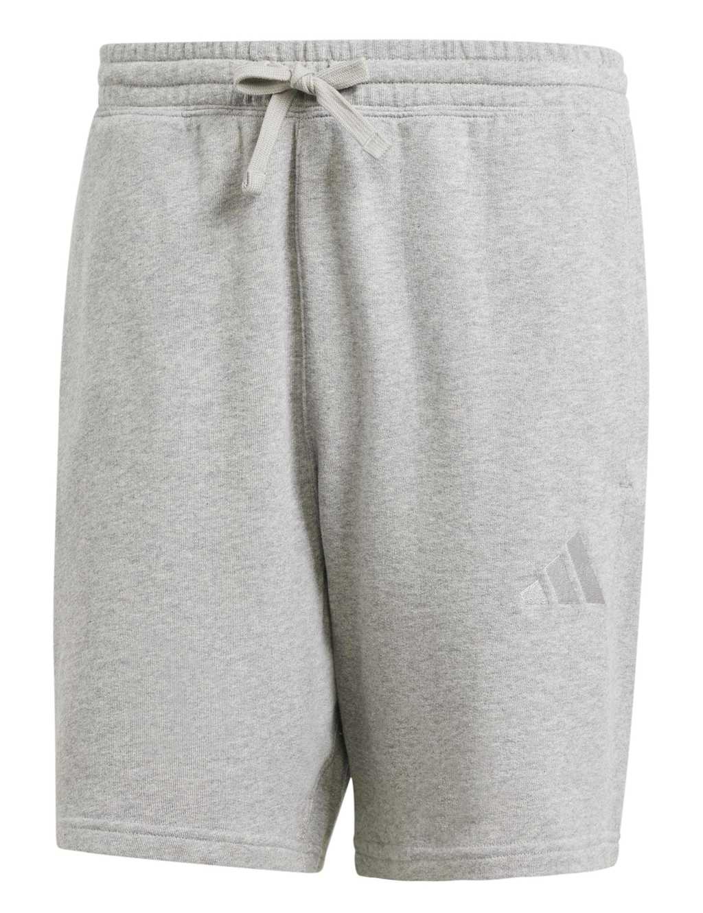 Adidas Men's All Szn Pure Cotton French Terry Shorts - 2XL - Grey Marl