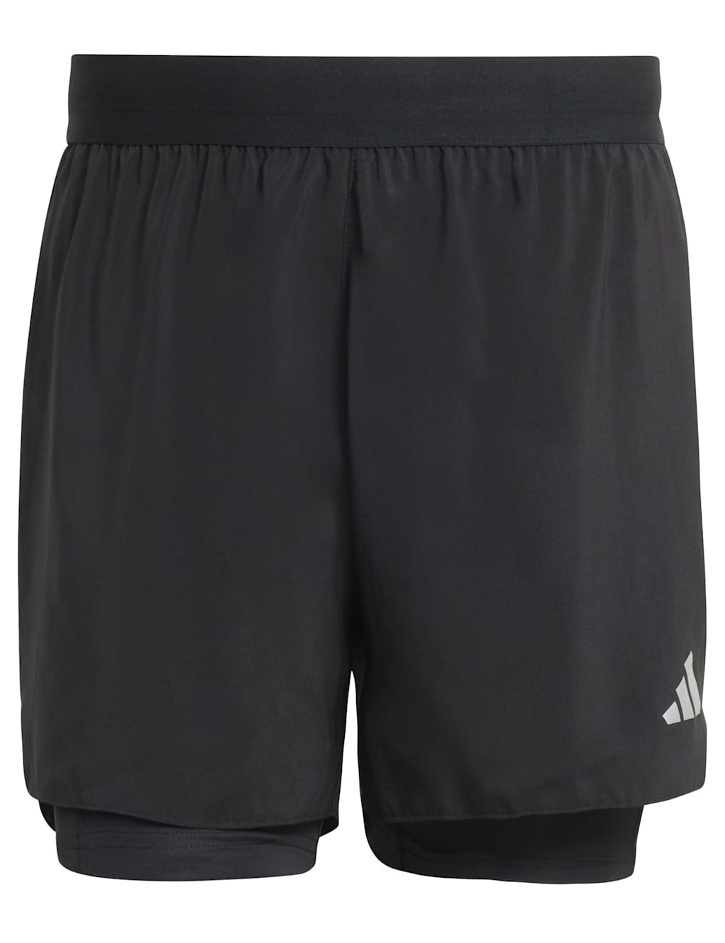 Adidas Men's Running Essentials 2-in-1 Shorts - M - Black