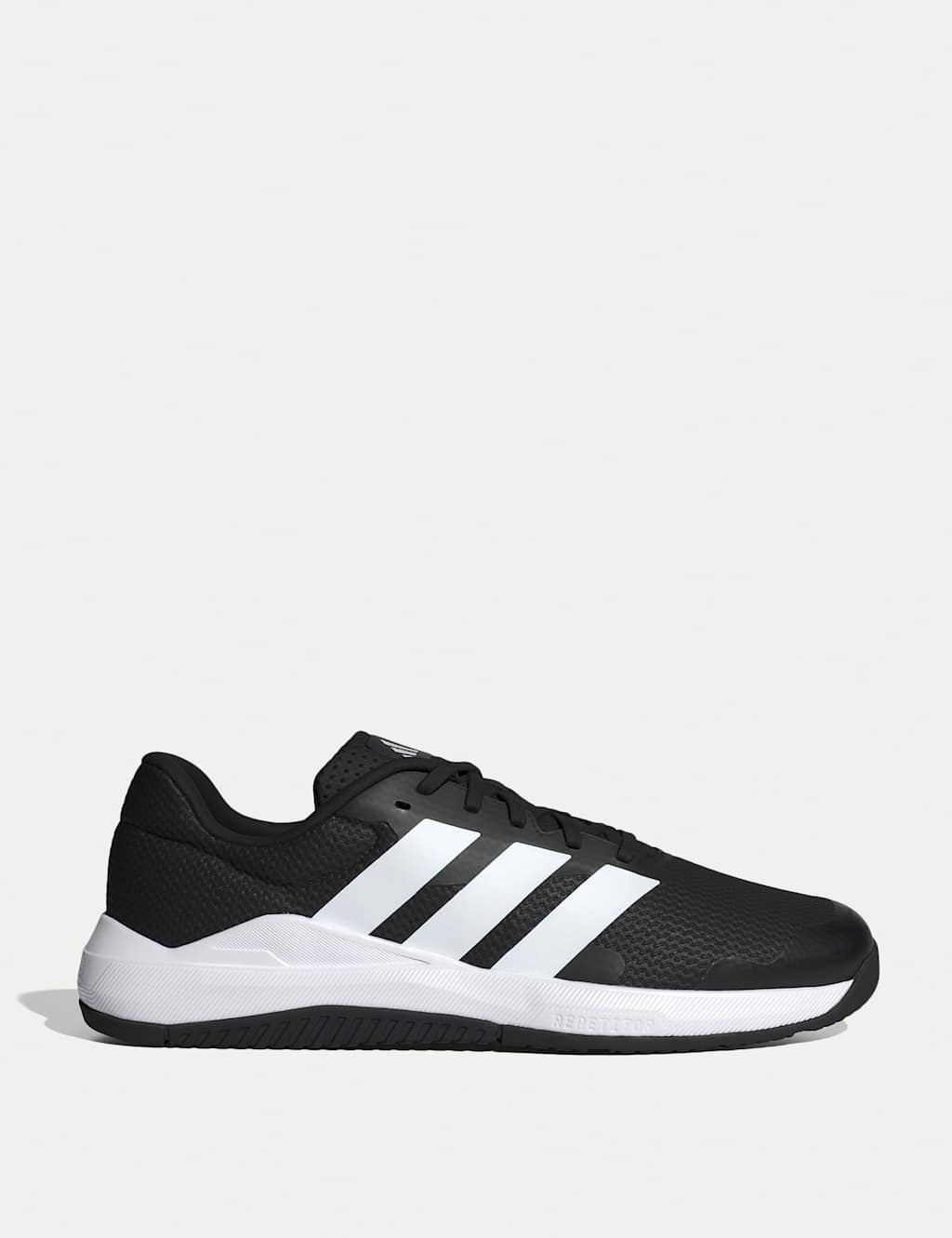 Adidas Men's Dropset Base Leather Trainers - 12 - Black Mix