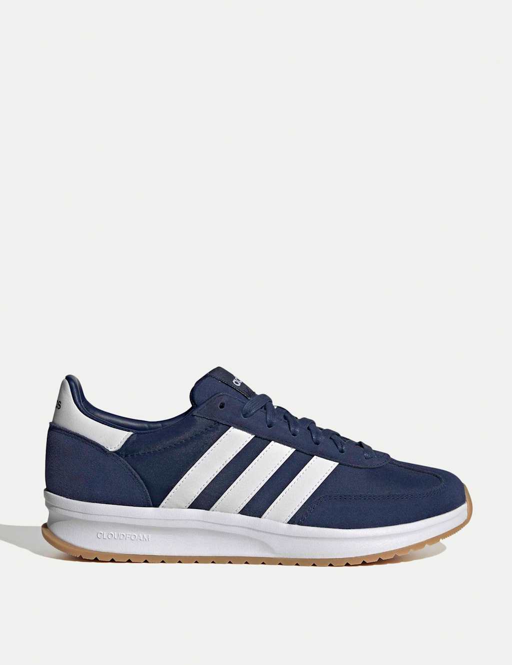 Adidas Men's Run 70S 2.0 Leather Trainers - 9 - Dark Blue