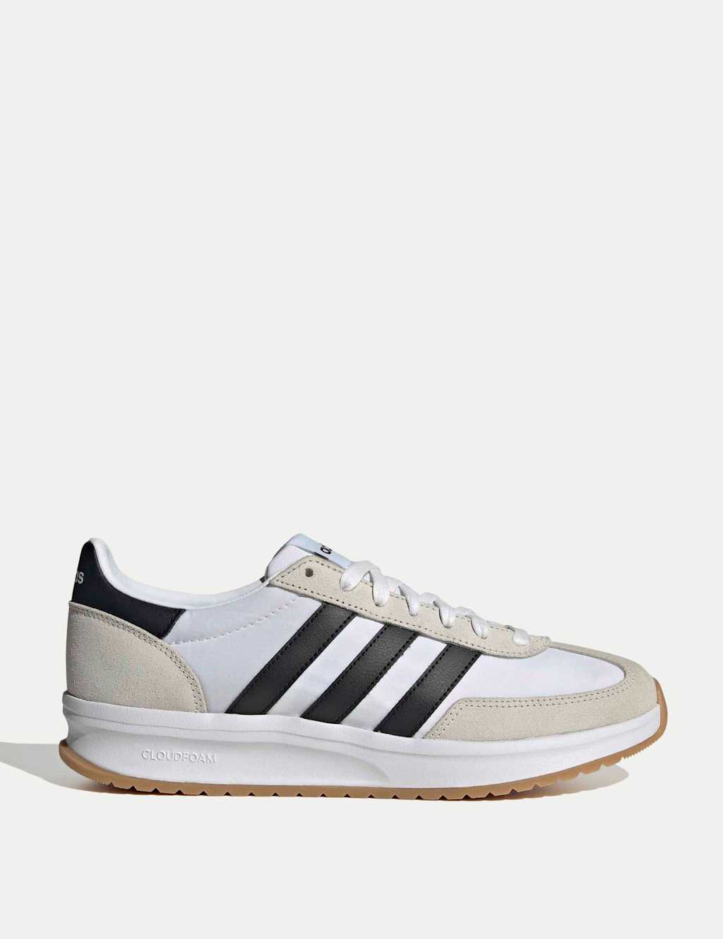 Adidas Men's Run 70S 2.0 Leather Trainers - 12 - White Mix