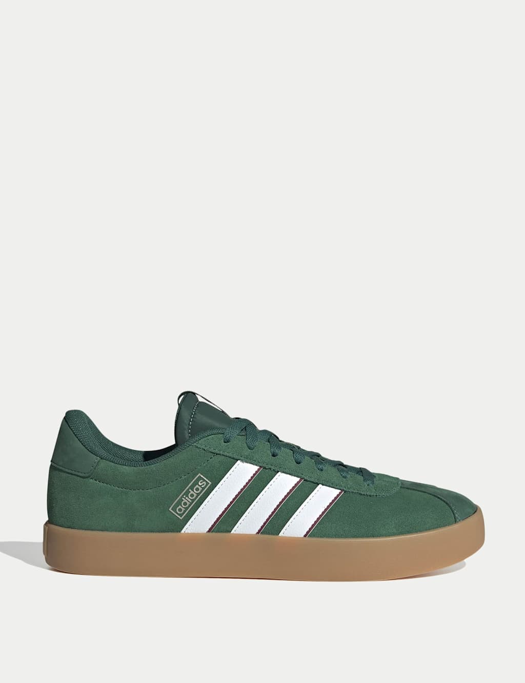 Adidas Men's VL Court 3.0 Leather Trainers - 8 - Medium Green