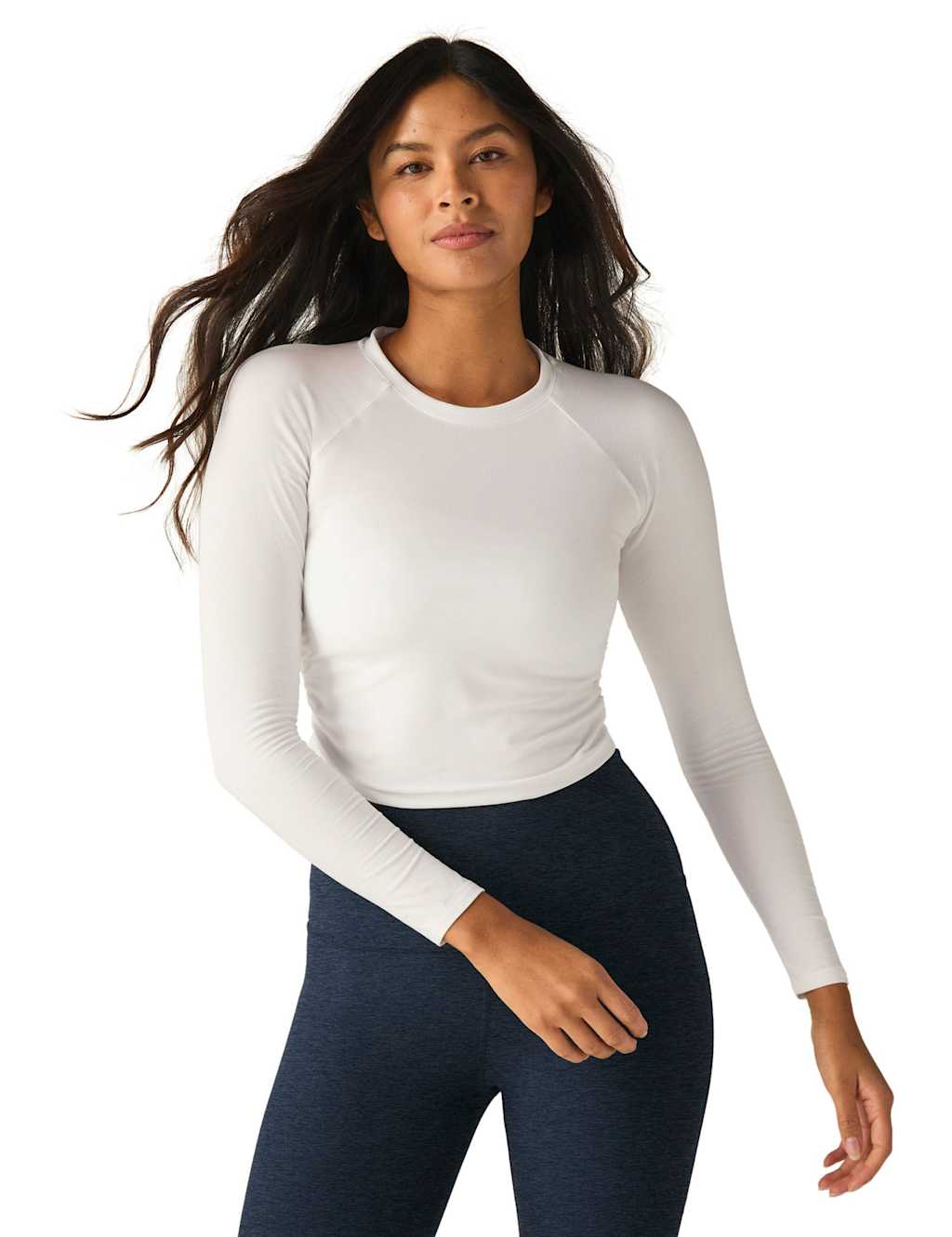 Beyond Yoga Women's Featherweight Your Fit Yoga Top - Large - White