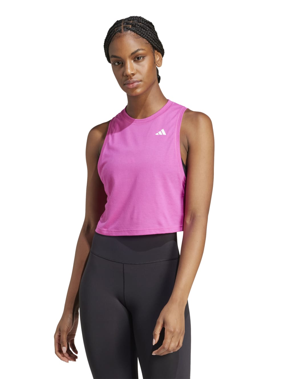 Train Essentials Crew Neck Boxy Vest Top
