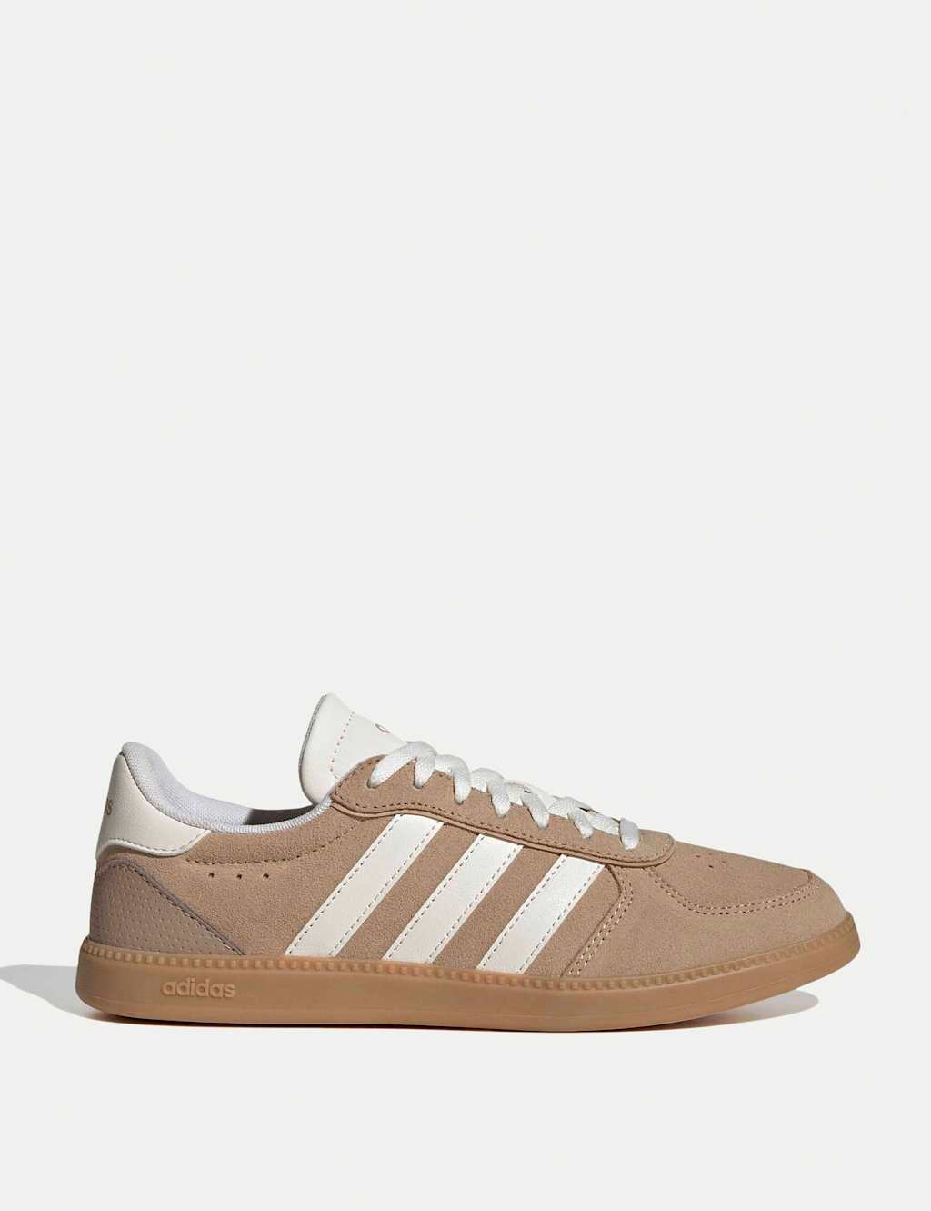 Adidas Women's Breaknet Sleek Shoes - 8 - Light Brown
