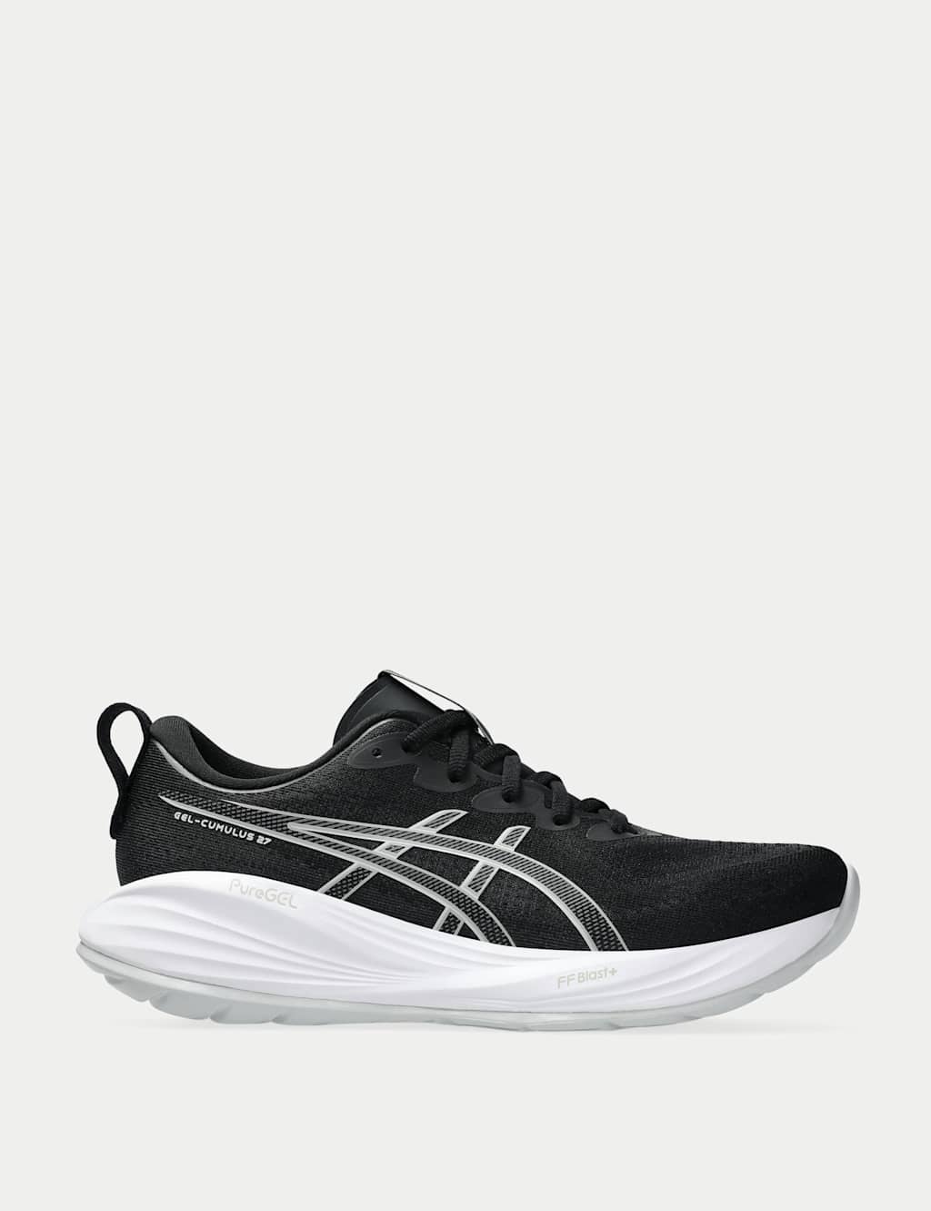 Asics Women's Gel Cumulus 27 Running Trainers - 6 - Black Mix, Blue Mix,Black Mix