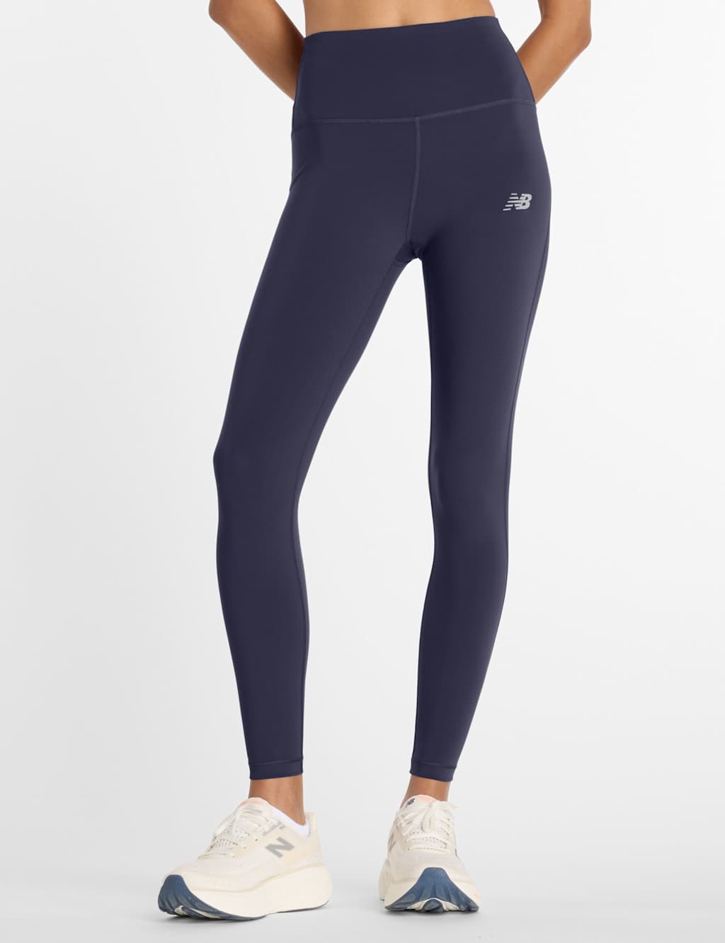 New Balance Women's High Waisted Leggings - Large - Dark Navy