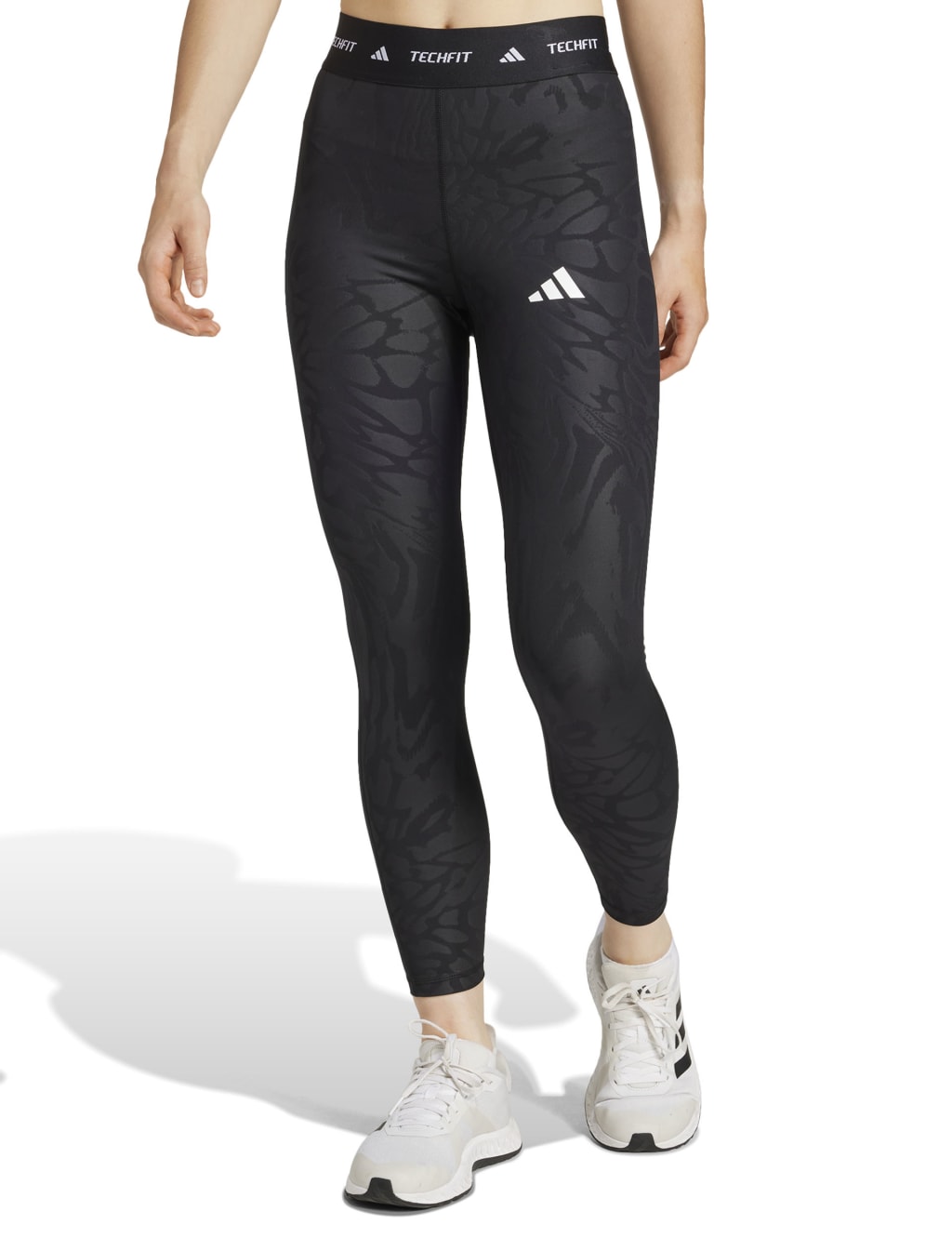 Techfit Animal Print High Waisted 7/8 Leggings