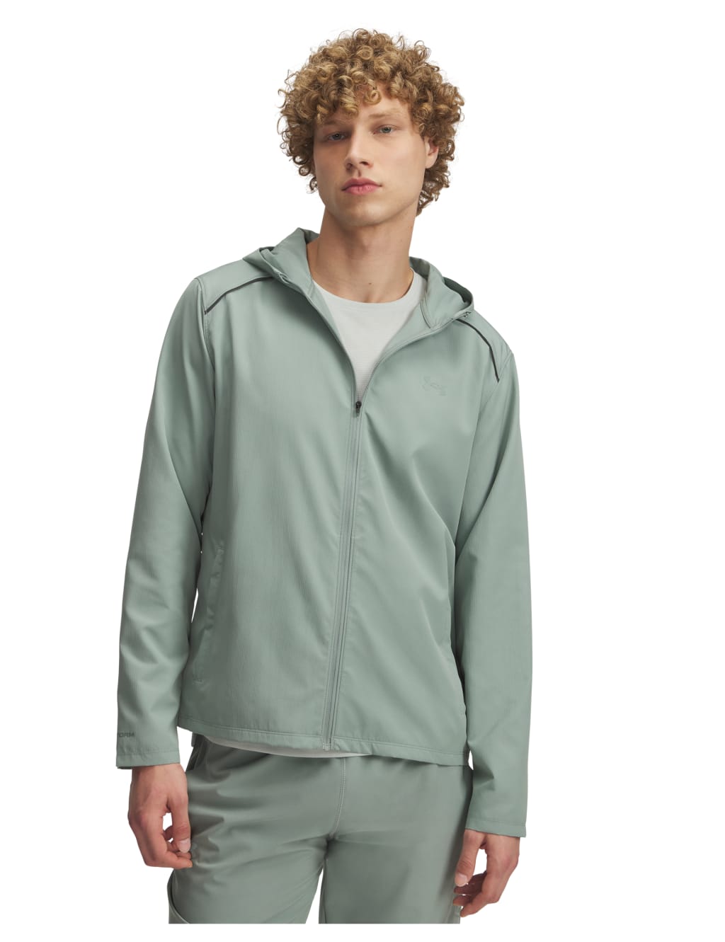 Launch Hooded Water Repellent Sports Jacket