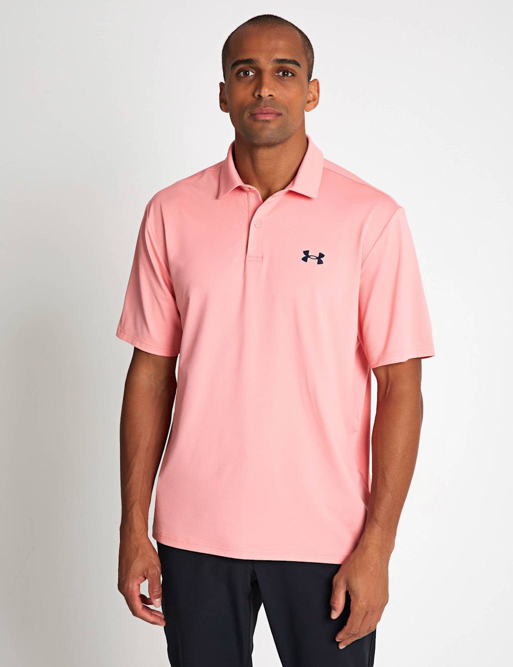 Under Armour Men's Matchplay Polo Shirt - M - Bright Pink