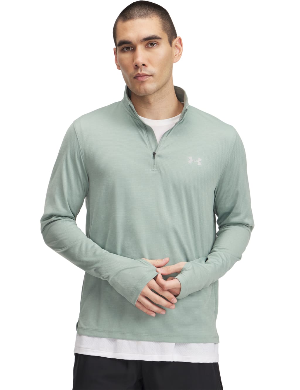 Launch Funnel Neck Half Zip Sweatshirt