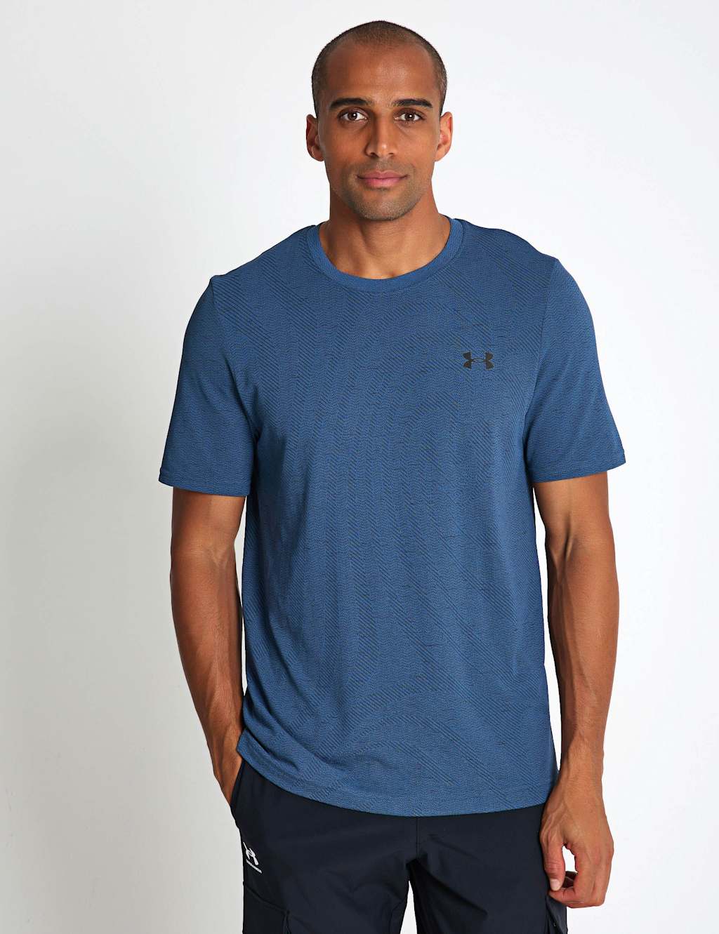 Under Armour Men's Vanish Seamless T-Shirt - L - Dark Navy