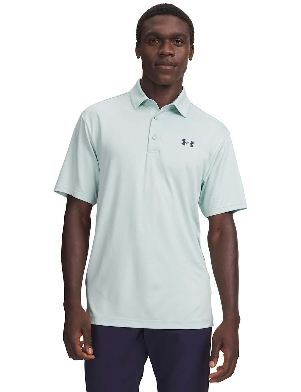 Under Armour Men's Playoff Jacquard Polo Shirt - L - Teal Mix