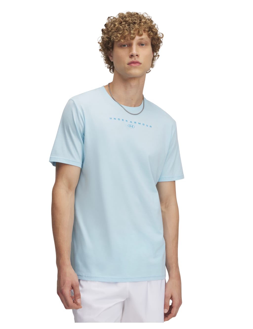 Stacked Logo Cotton Rich Crew Neck T-Shirt