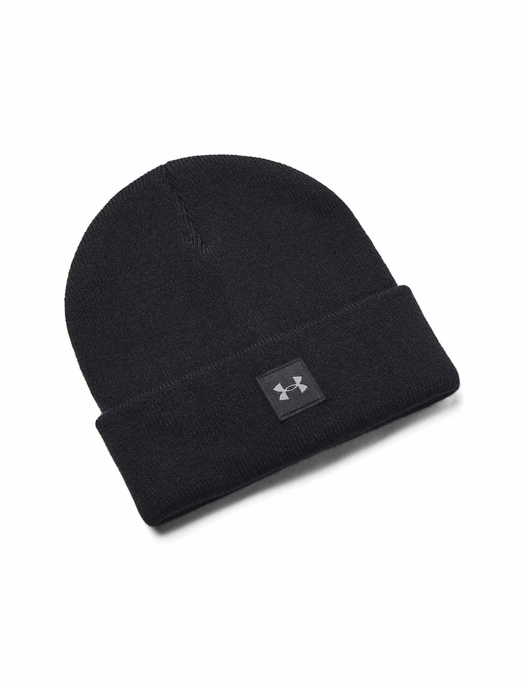 Under Armour Women's Halftime Cuff Knitted Rib Beanie Hat - Black, Black