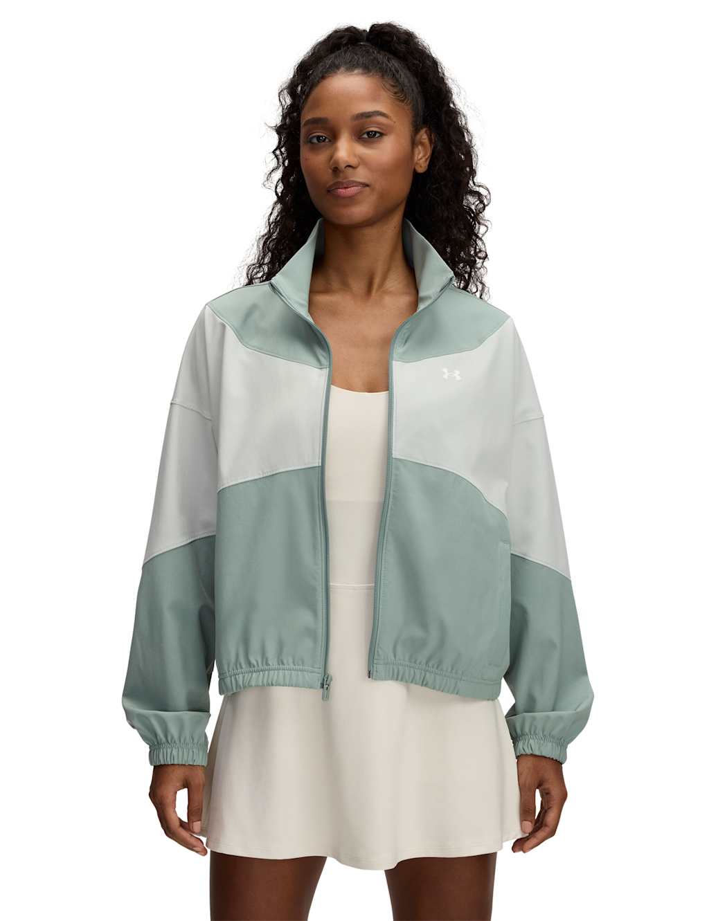 Rival Colour Block Zip Up Sports Jacket