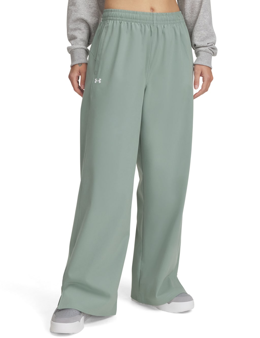 Rival High Waisted Wide Leg Trousers
