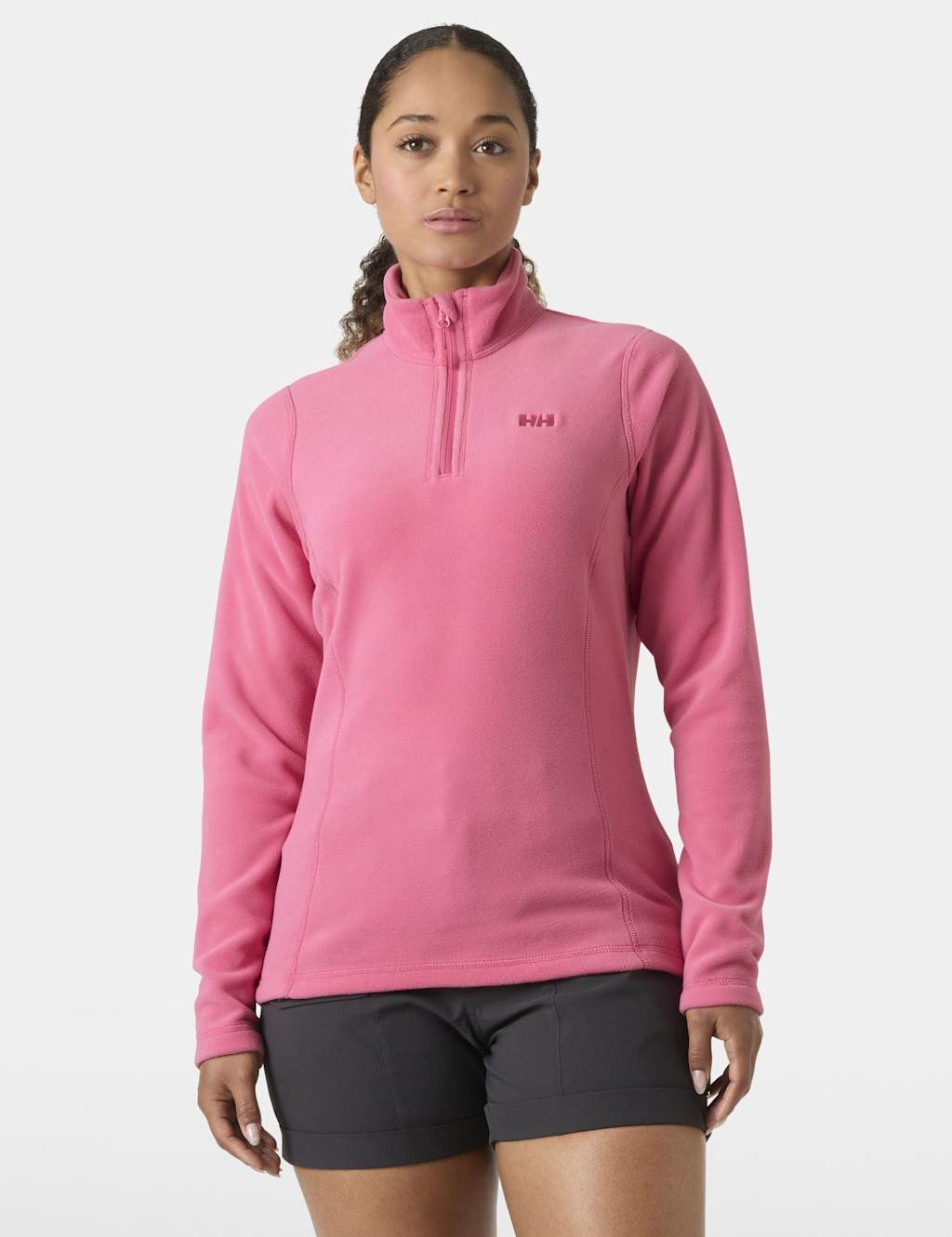 Helly Hansen Women's Daybreaker Fleece Funnel Neck Sweat-shirt - Extra Large - Pink - Available at M&S