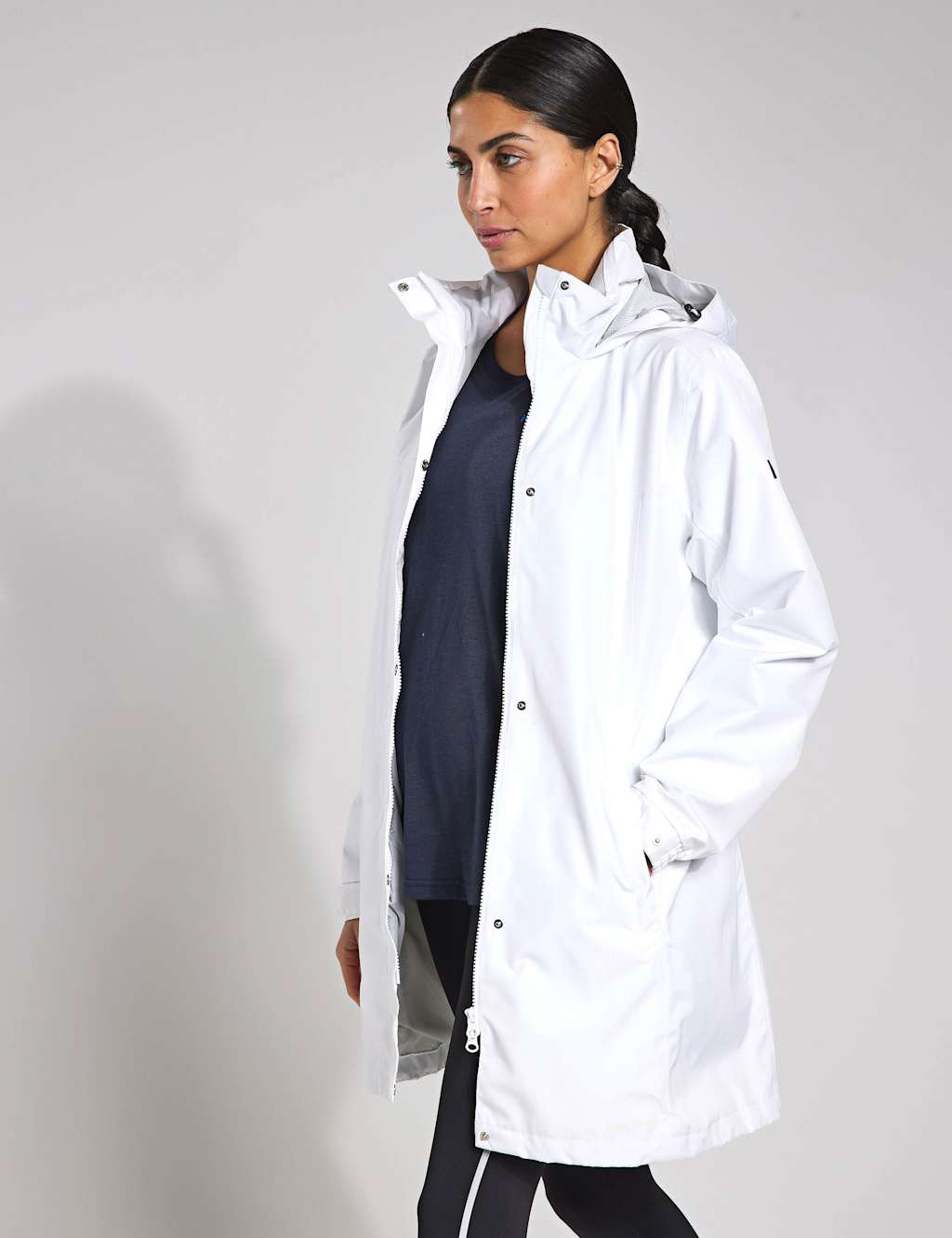 Aden Waterproof Longline Rain Jacket
