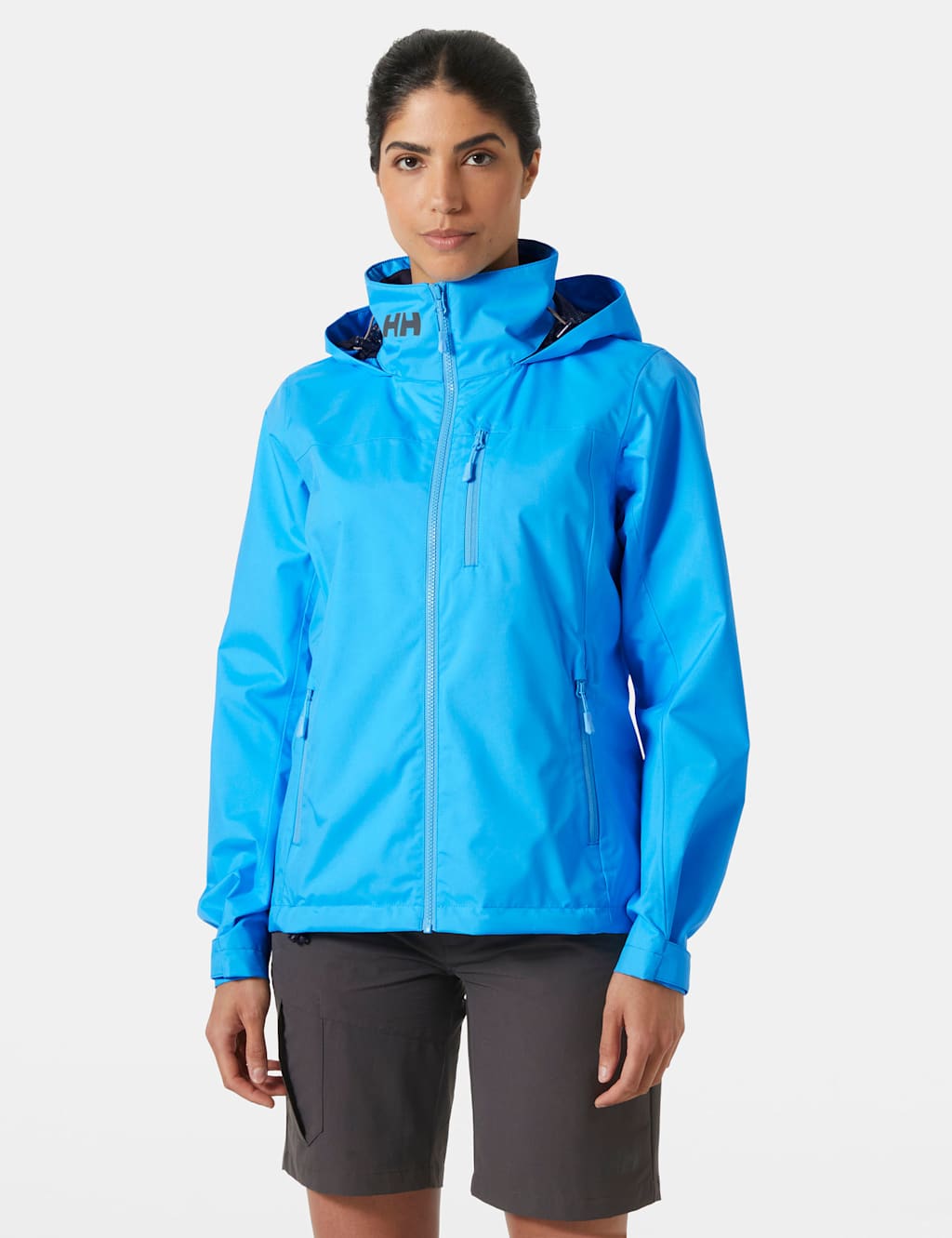 Crew Waterproof Hooded Funnel Neck Jacket