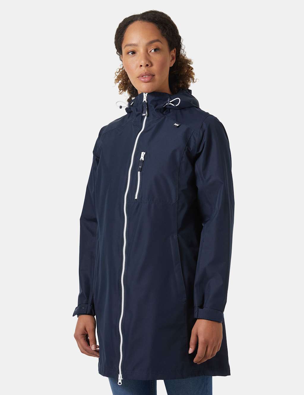 Belfast Hooded Longline Rain Jacket