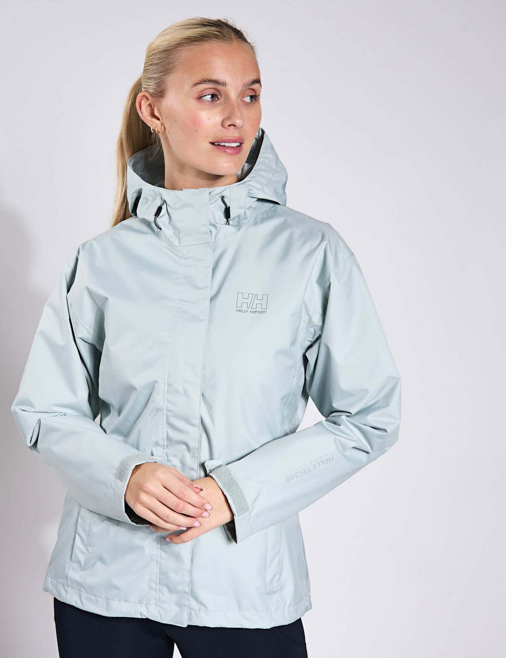 Seven J Waterproof Hooded Rain Jacket