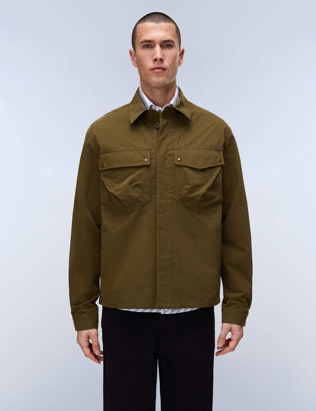 Napapijri Men's Leoras Cotton Rich Jacket - XL - Olive - Available at M&S