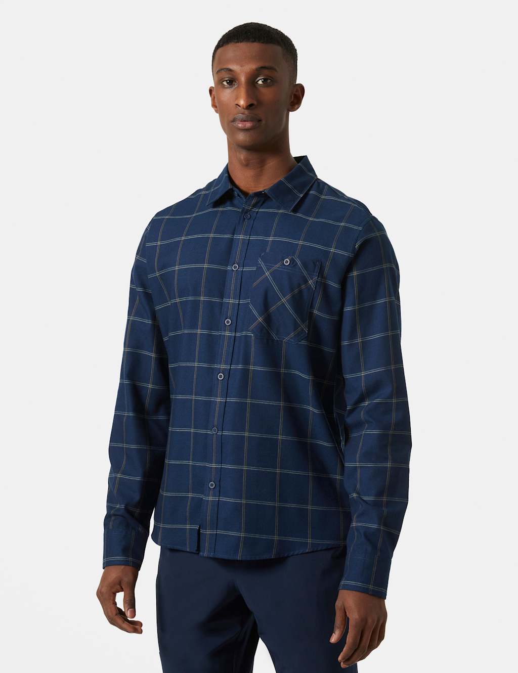 Aker Cotton Blend Flannel Check Shirt