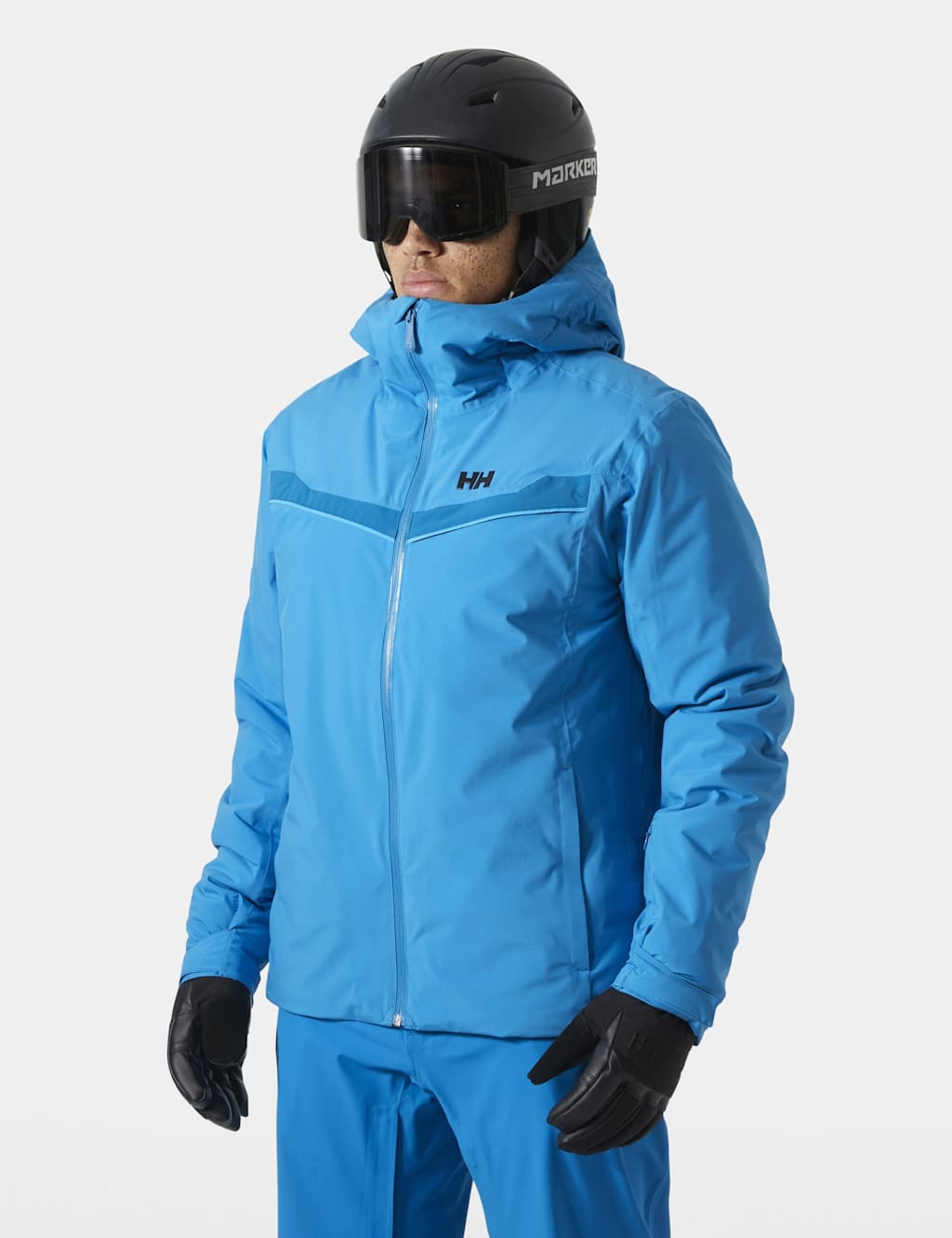 Helly Hansen Men's Hooded Jacket - M - Bright Blue - Available at M&S