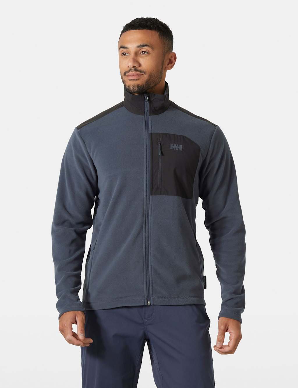 Helly Hansen Daybreaker Funnel Neck Microfleece Jacket Dark Grey