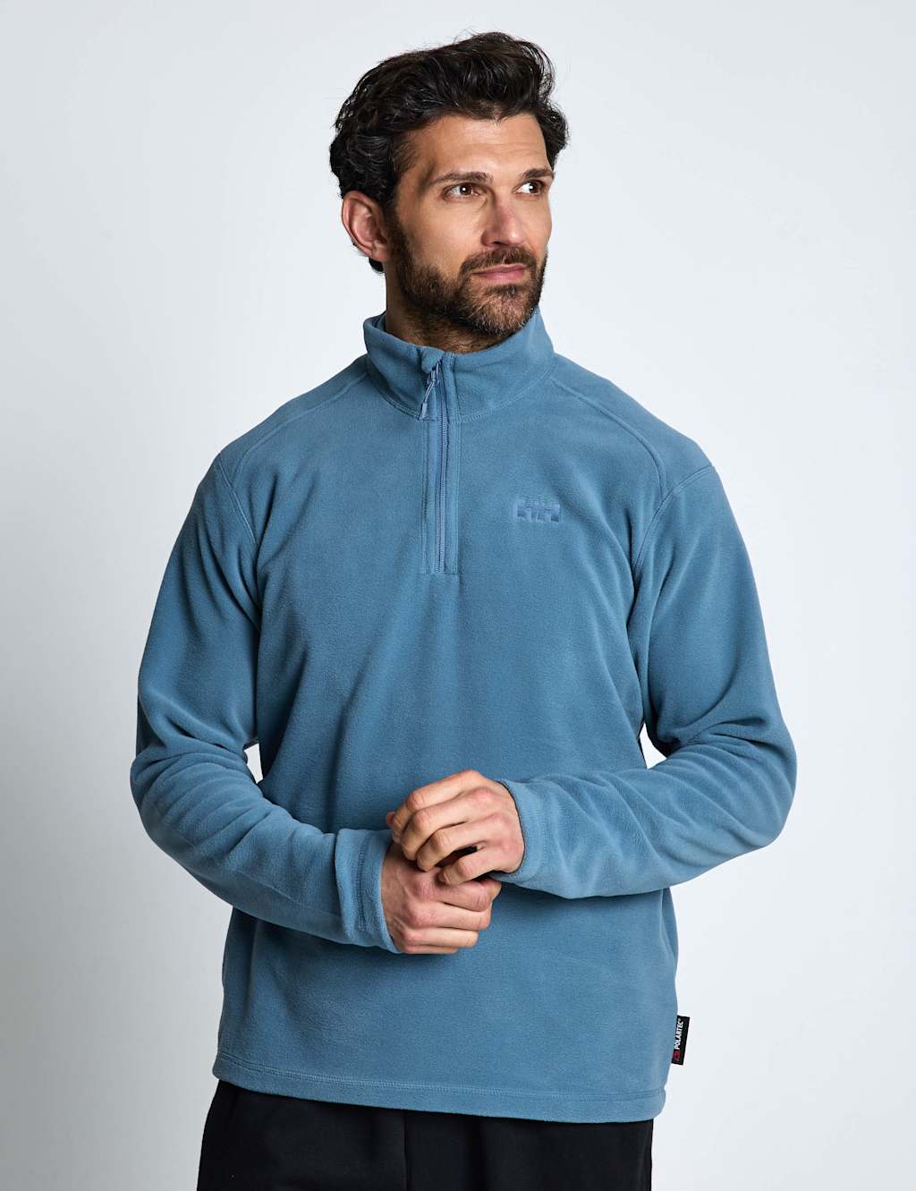 Helly Hansen Men's Daybreaker Fleece Half Zip Sweatshirt - L - Dark Blue - Available at M&S