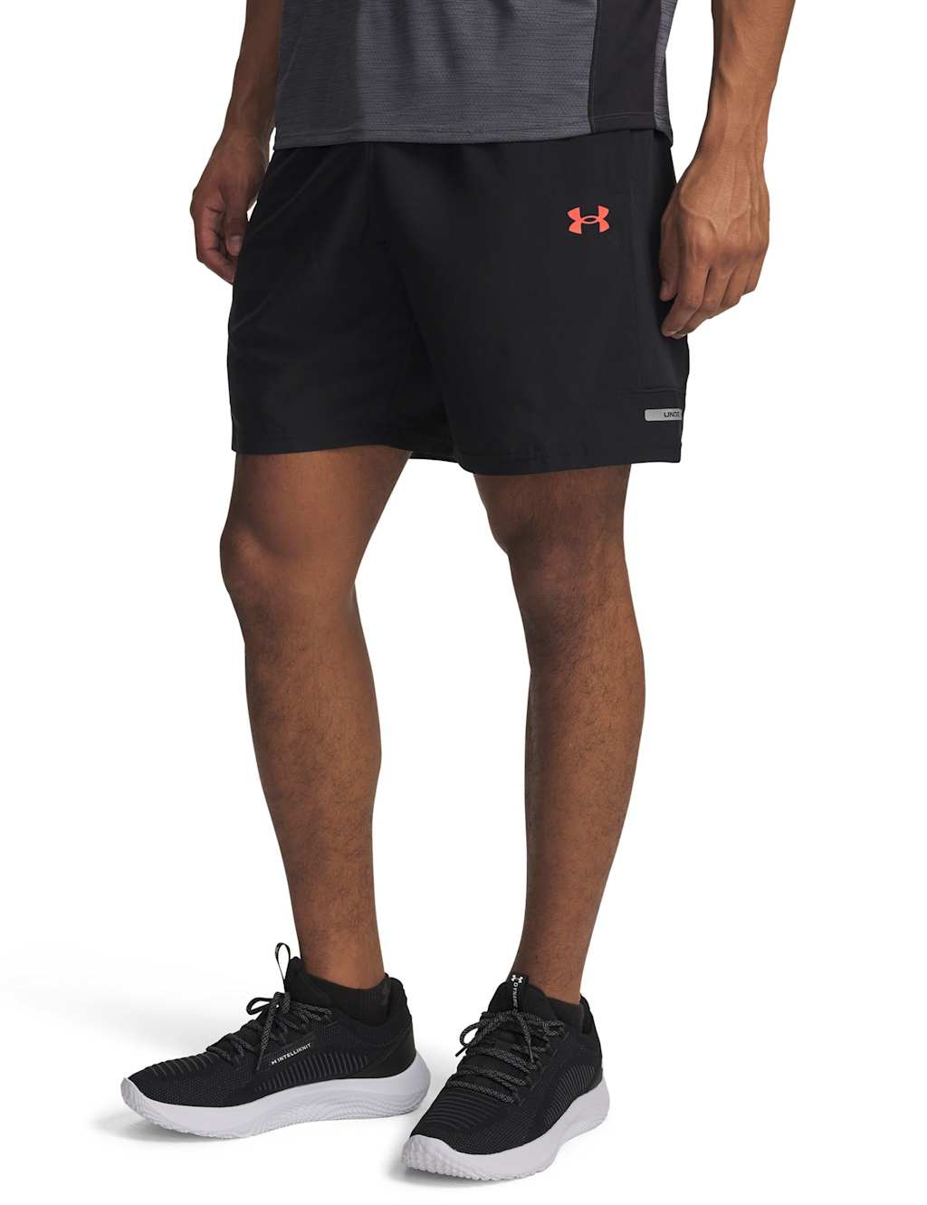 Under Armour Men's UA Tech Utility Elasticated Waist Shorts - 2XL - Black