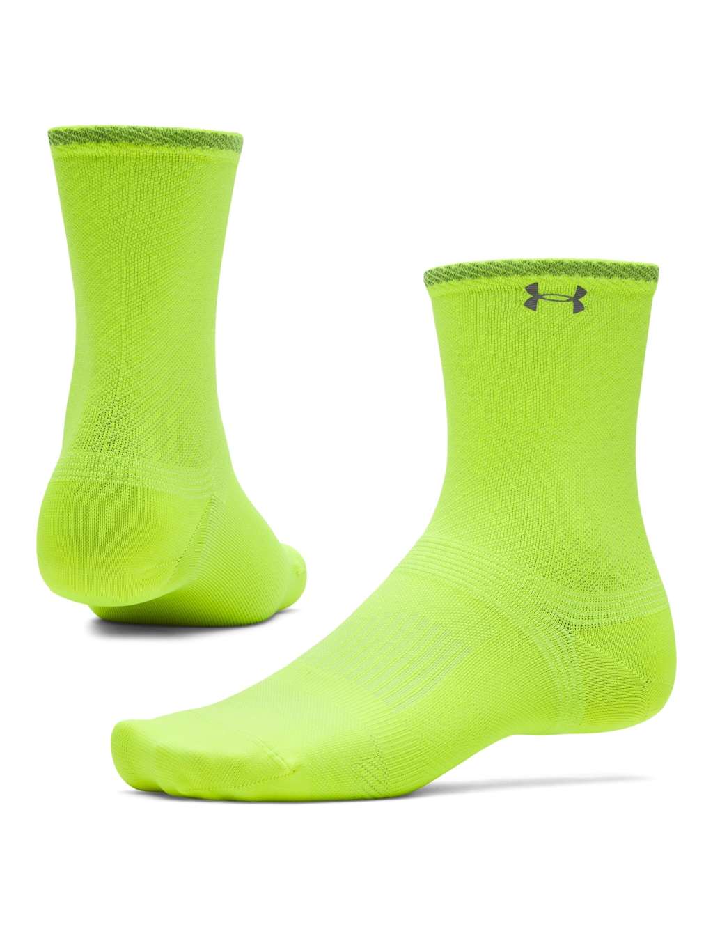 Under Armour Men's Velociti Lite Sports Socks - L - Bright Yellow
