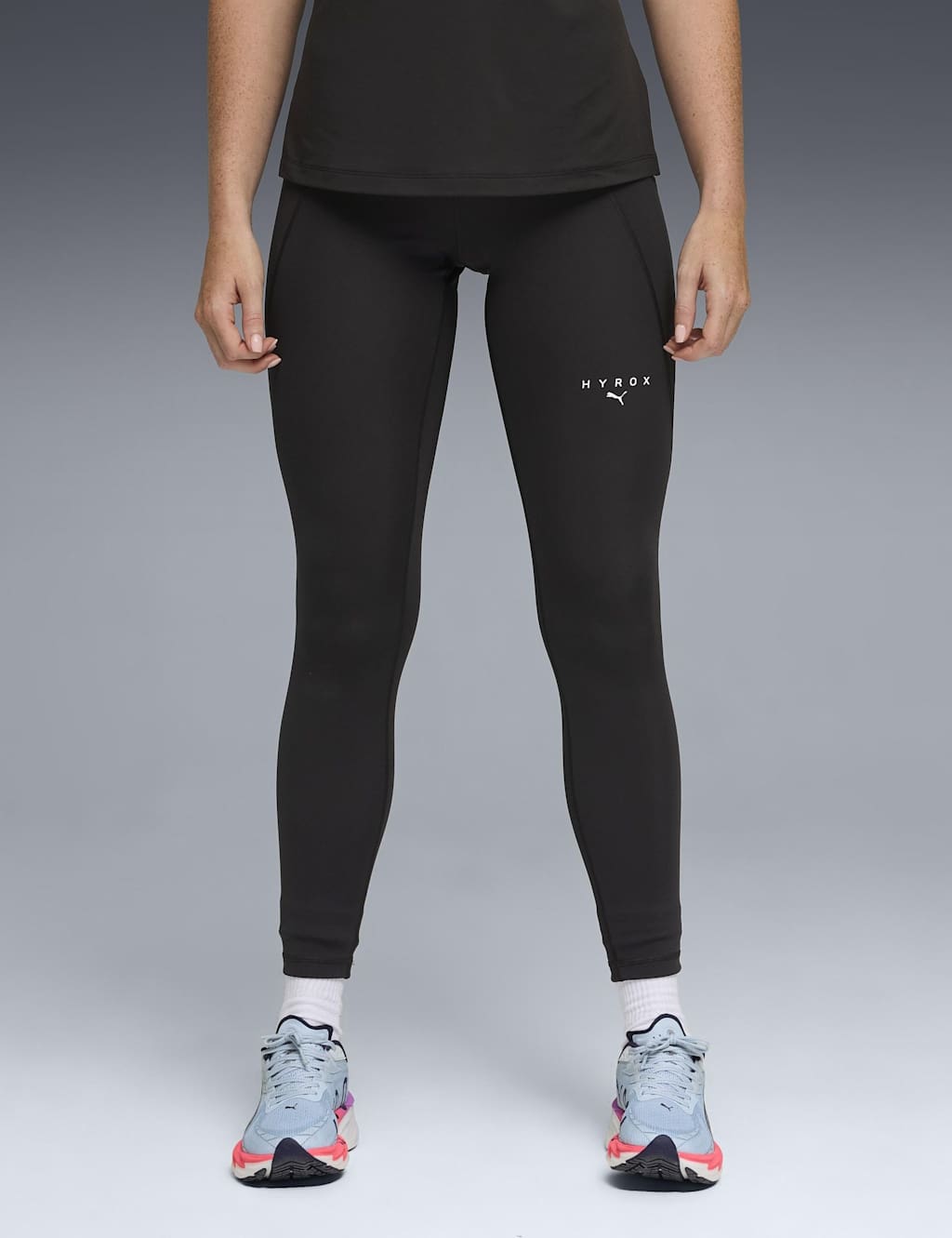 Puma Women's X Hyrox Essential High Waisted 7/8 Leggings - Medium - Black