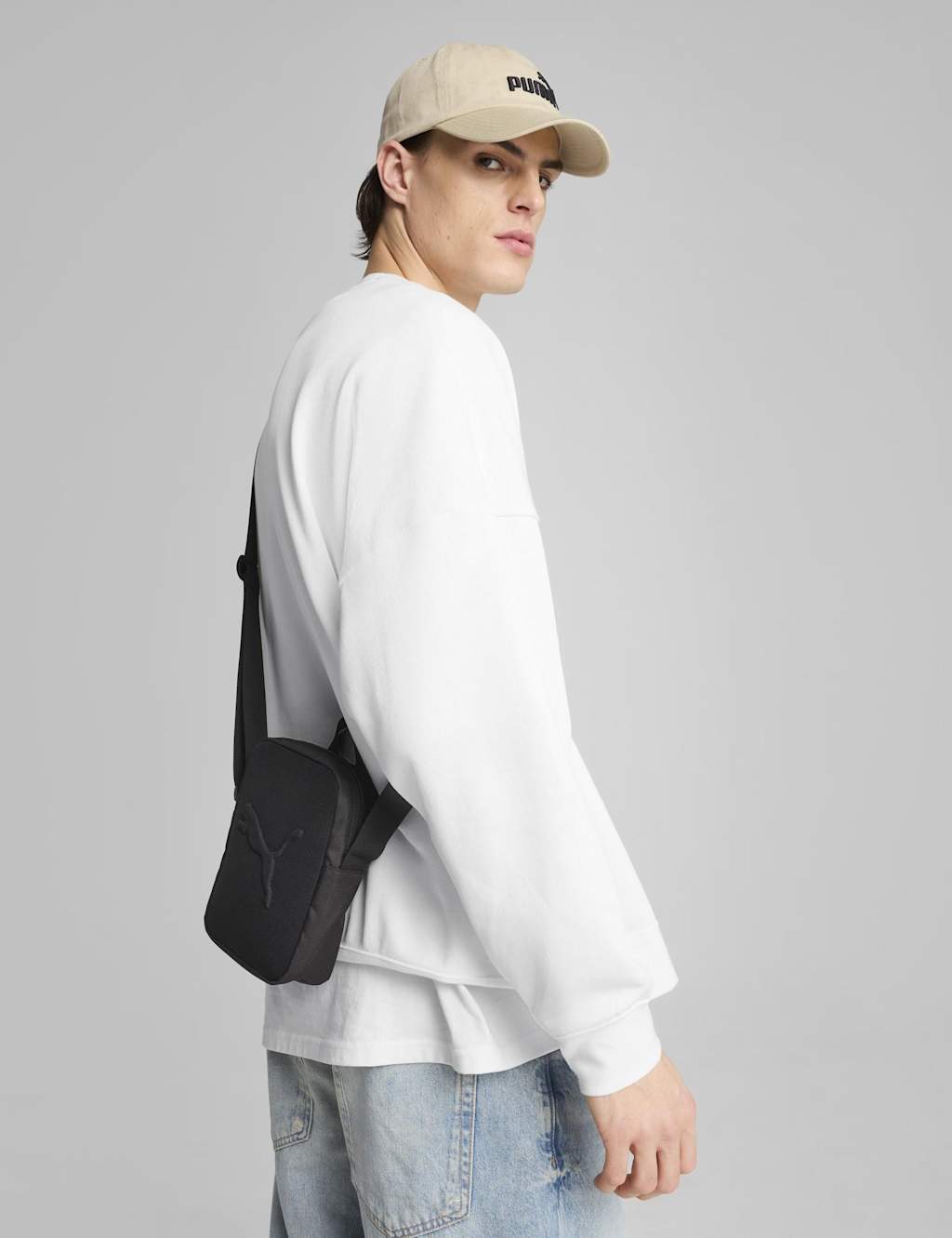 Puma Men's Buzz Portable Cross Body Bag - Black