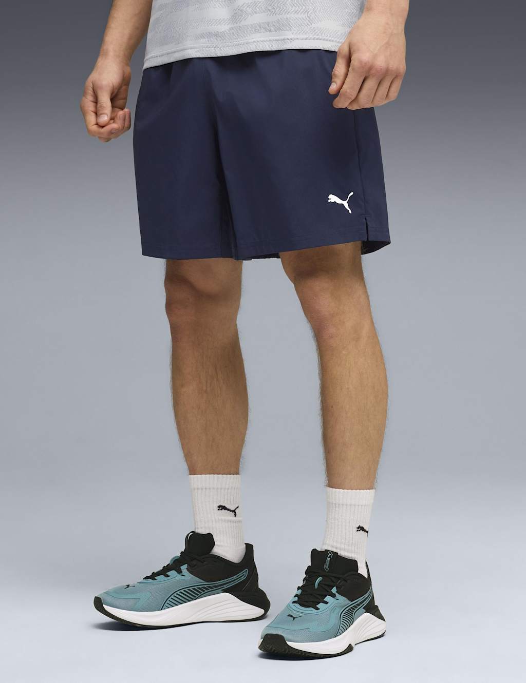 Puma Men's Tad Essentials Woven Training Shorts - S - Navy