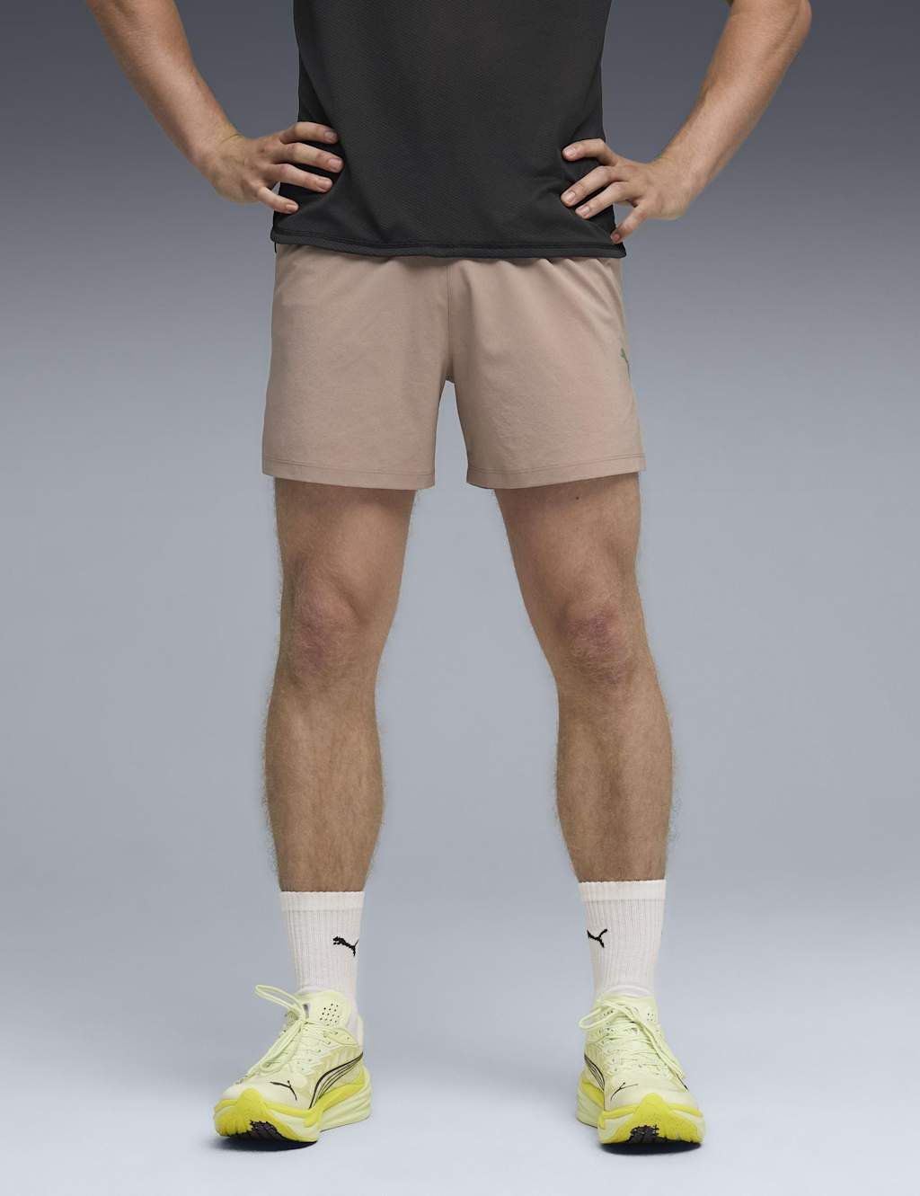 Puma Men's Dreamrun 5" Running Shorts - XL - Stone