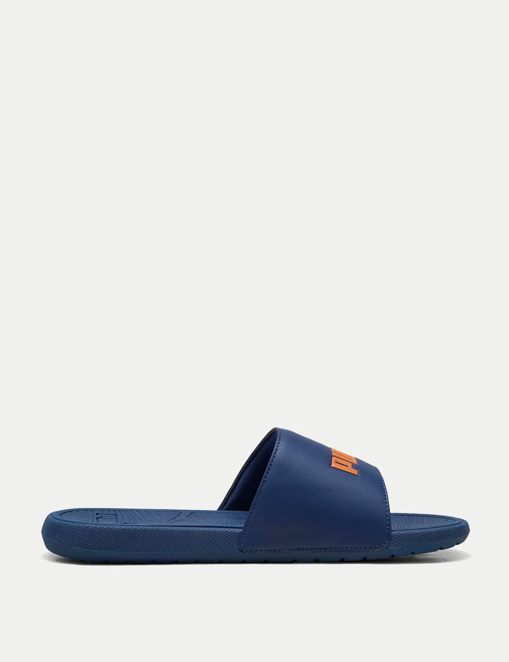 Puma Men's Logo Sliders - 9 - Blue Mix