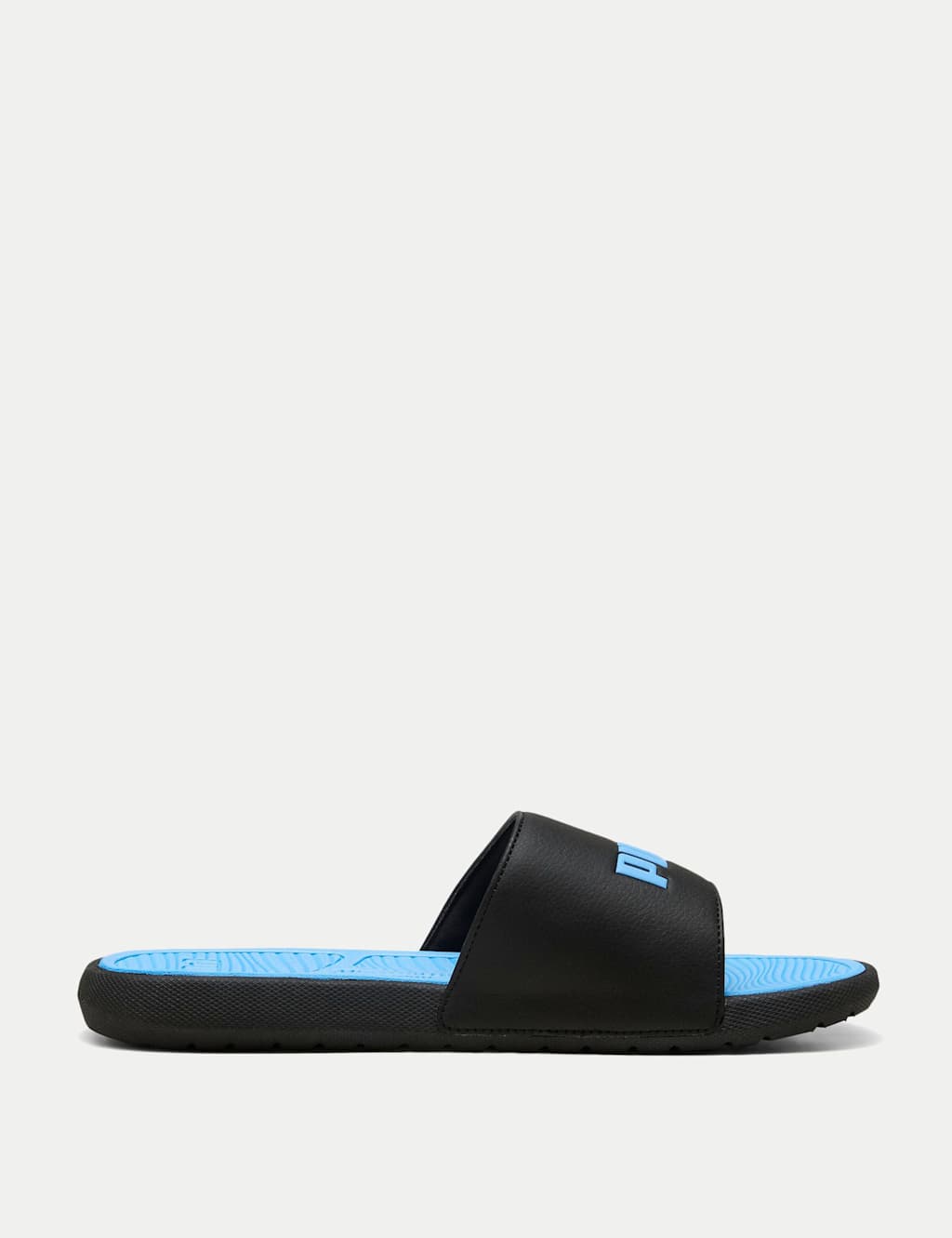 Puma Men's Logo Sliders - 8 - Navy Mix