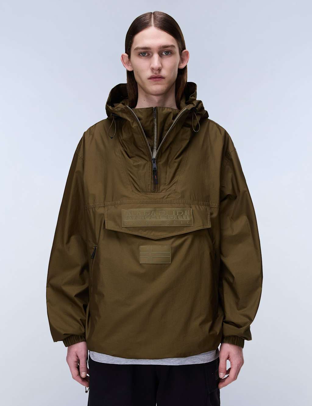 Napapijri Men's Rainforest Next Windbreaker Jacket - L - Olive - Available at M&S