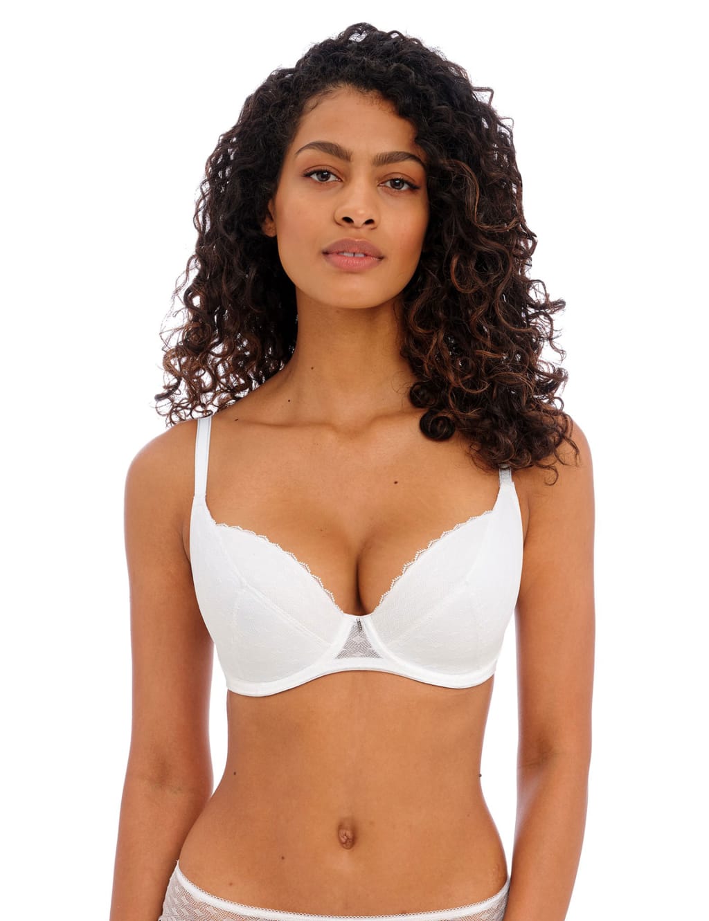 Signature Lace Wired Plunge Bra