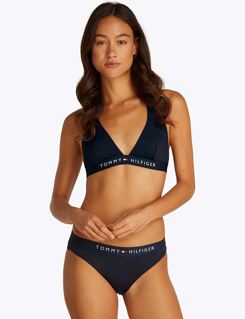 Triangle V-Neck Bikini Top